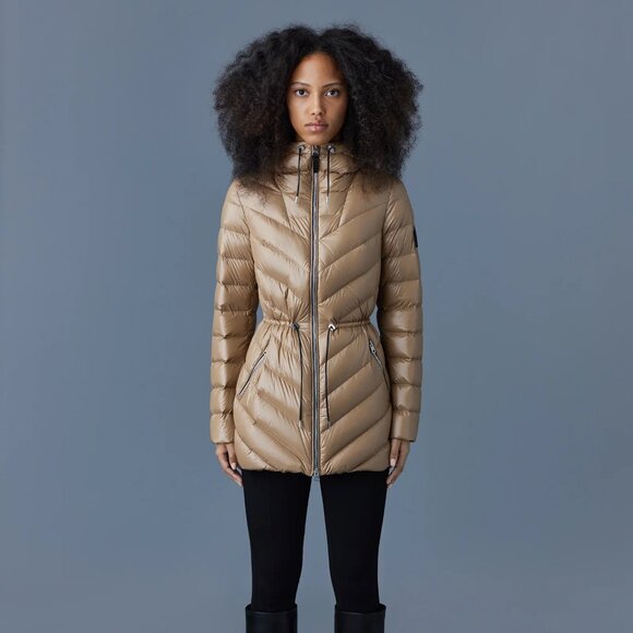 Mackage Arita Down Jacket in Camel - Picture 2 of 10